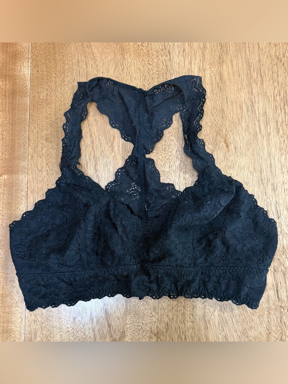 Felina - Women’s Lace Bralette (Lingerie) | All Black | Size Large